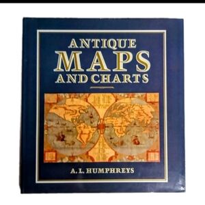 Antique Maps and Charts A.L. Humphreys 1989 HC/DJ 94 Plates 32 Color Unread New